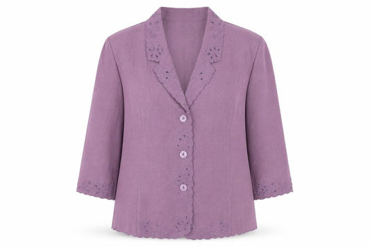 Eastex Women's Purple Suit Jacket Size 20