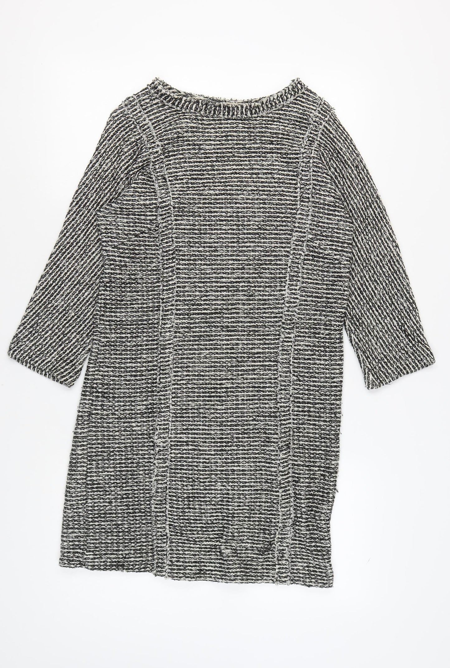 Massimo Dutti Women's Black Shift Dress Size S