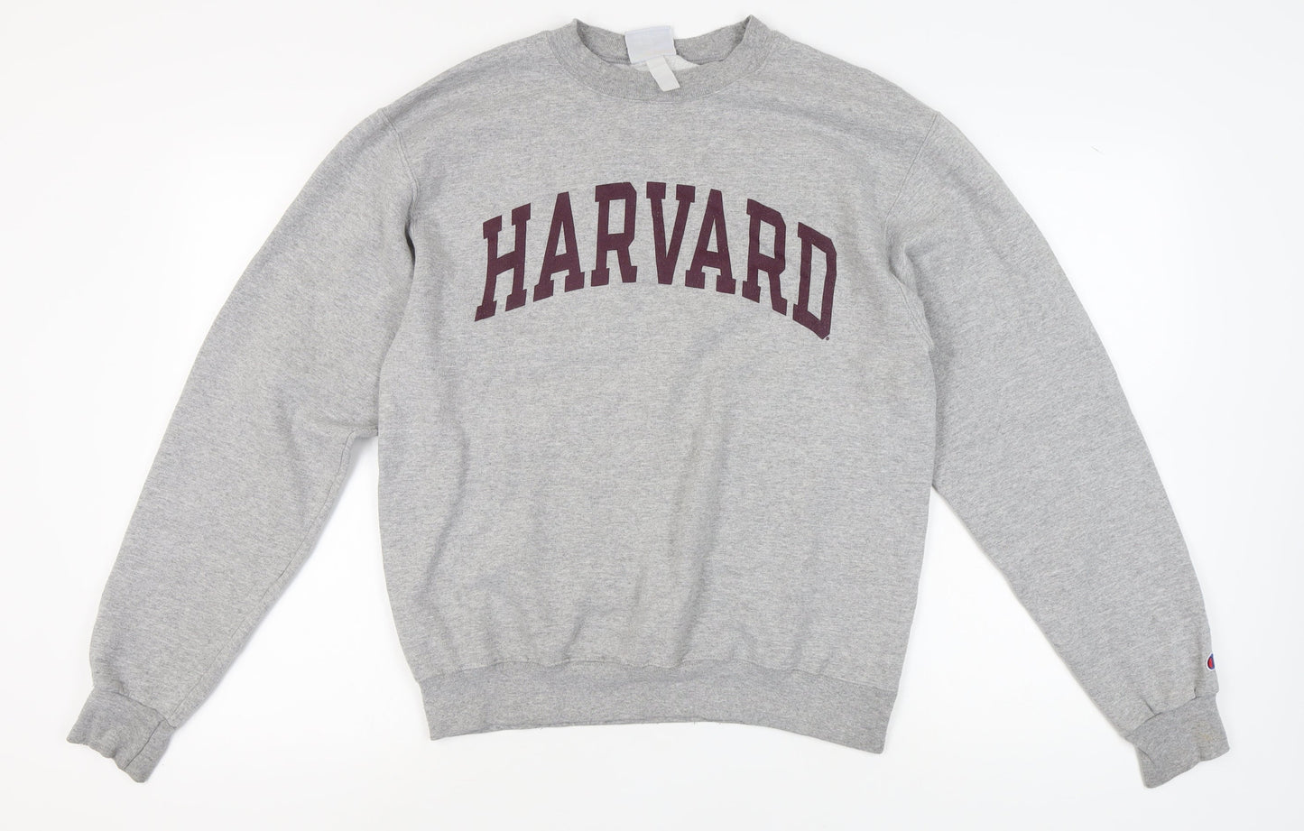 Champion Grey Unisex Sweatshirt M University Logo Casual