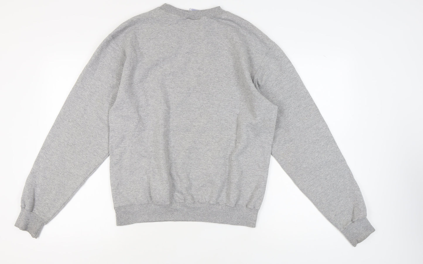 Champion Grey Unisex Sweatshirt M University Logo Casual