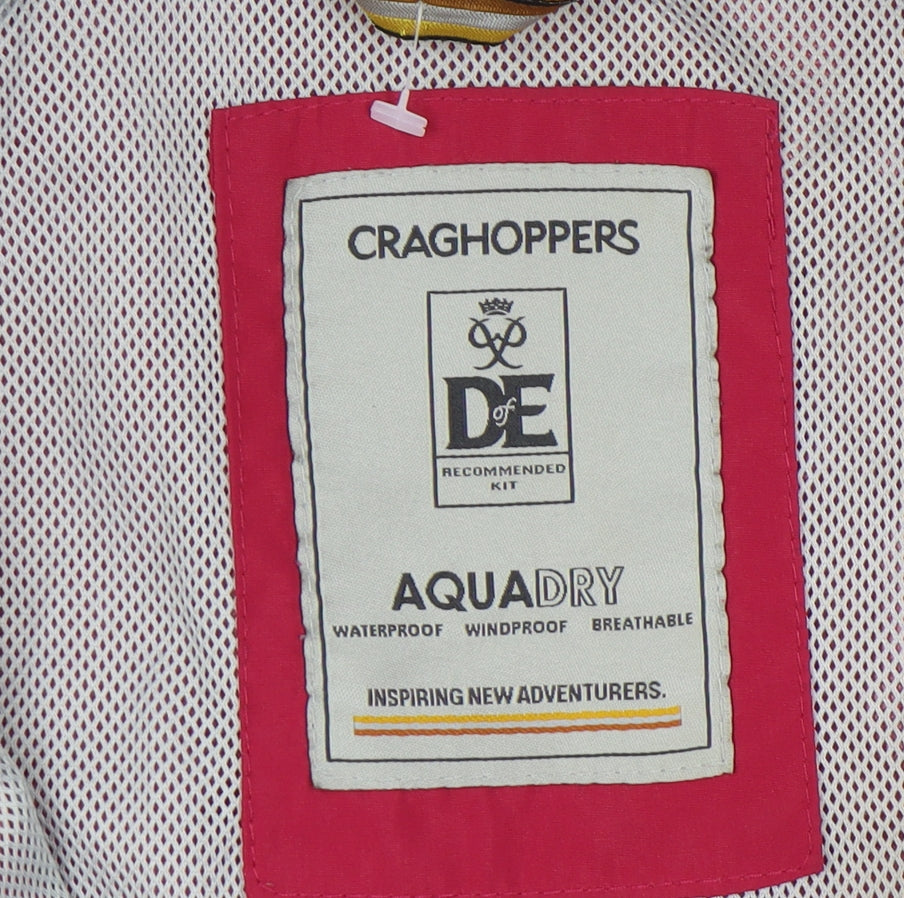 Craghoppers Women's Red Rain Coat Size 12