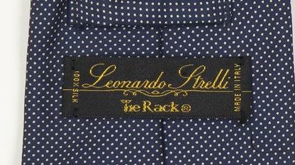 Tie Rack Blue Silk Men's Polka Dot Tie One Size