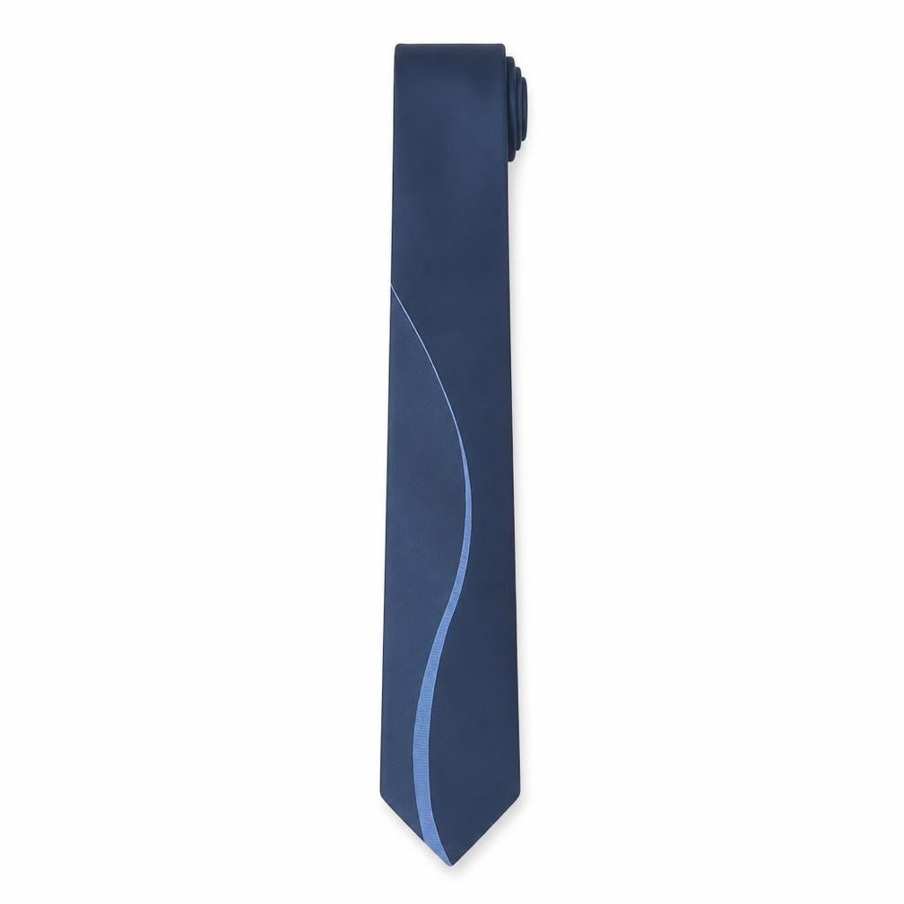 Next Men's Blue Silk Slim Tie