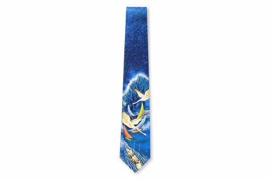 Lloyd Attree & Smith Mens Blue Tie