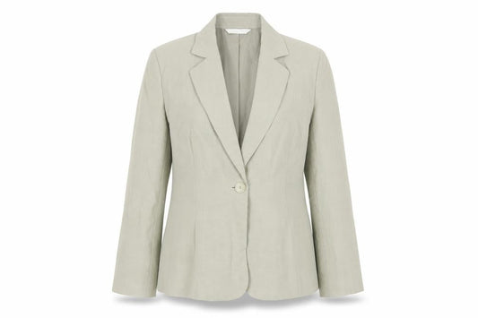 BHS Women's Beige Blazer Size 12 Regular Fit