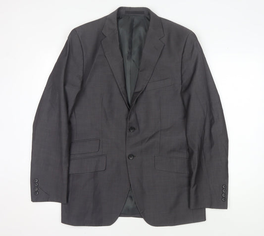 Marks and Spencer Men's Grey Blazer 40 Regular Fit