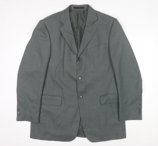 Marks and Spencer Men’s Teal Blazer, 42 Long, Business Jacket