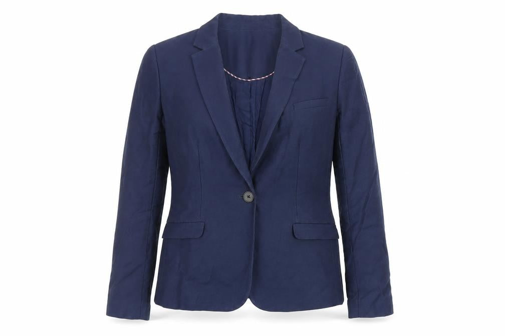 Jack Wills Women's Blue Blazer Size 8, Regular Fit