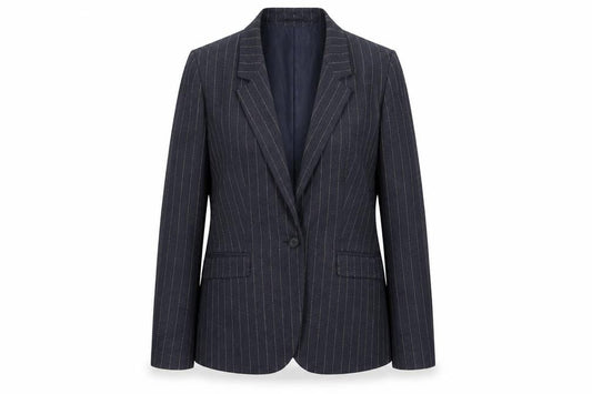 ASOS Women's Black Pinstripe Blazer Size 12
