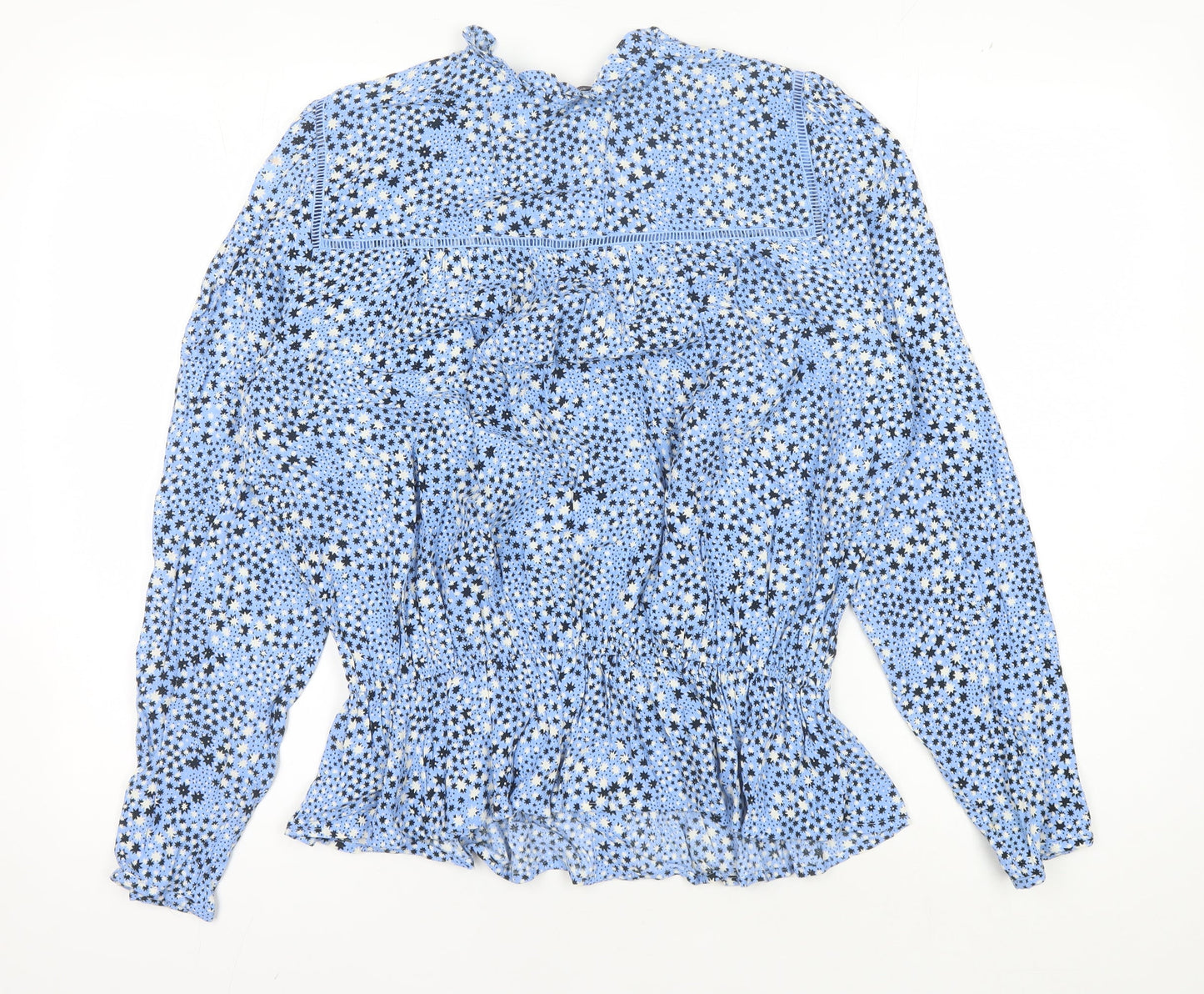 Marks and Spencer Women's Blue Star Blouse Size 14