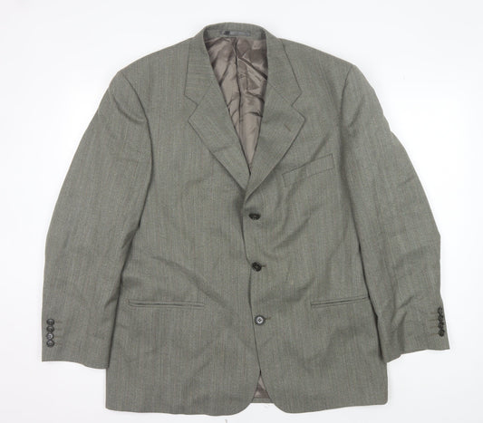 Savoy Taylors Guild Men's Grey Classic Blazer Jacket 42S