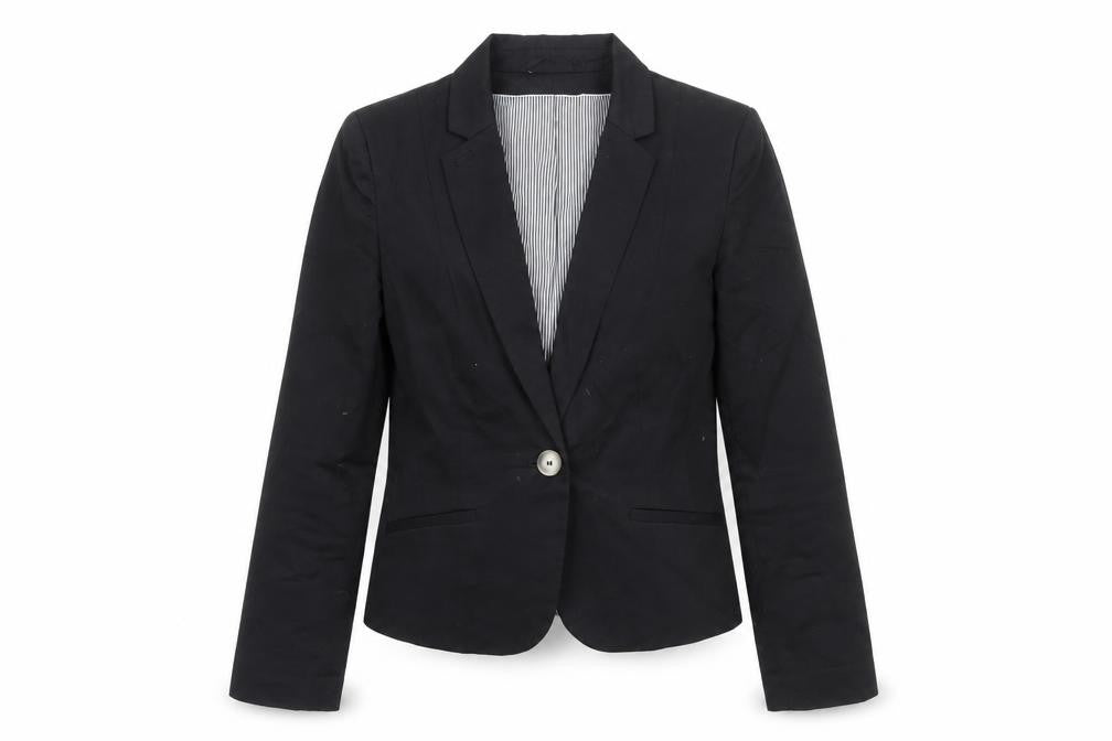 H&M Women's Black Suit Jacket Size 6