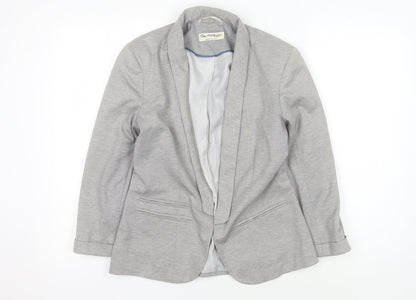 Additional front view of Miss Selfridge Women's Grey Blazer -, size 10