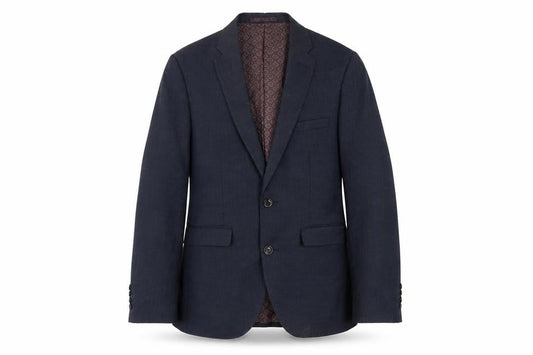 Burton Menswear Navy Slim Fit Blazer 36R
