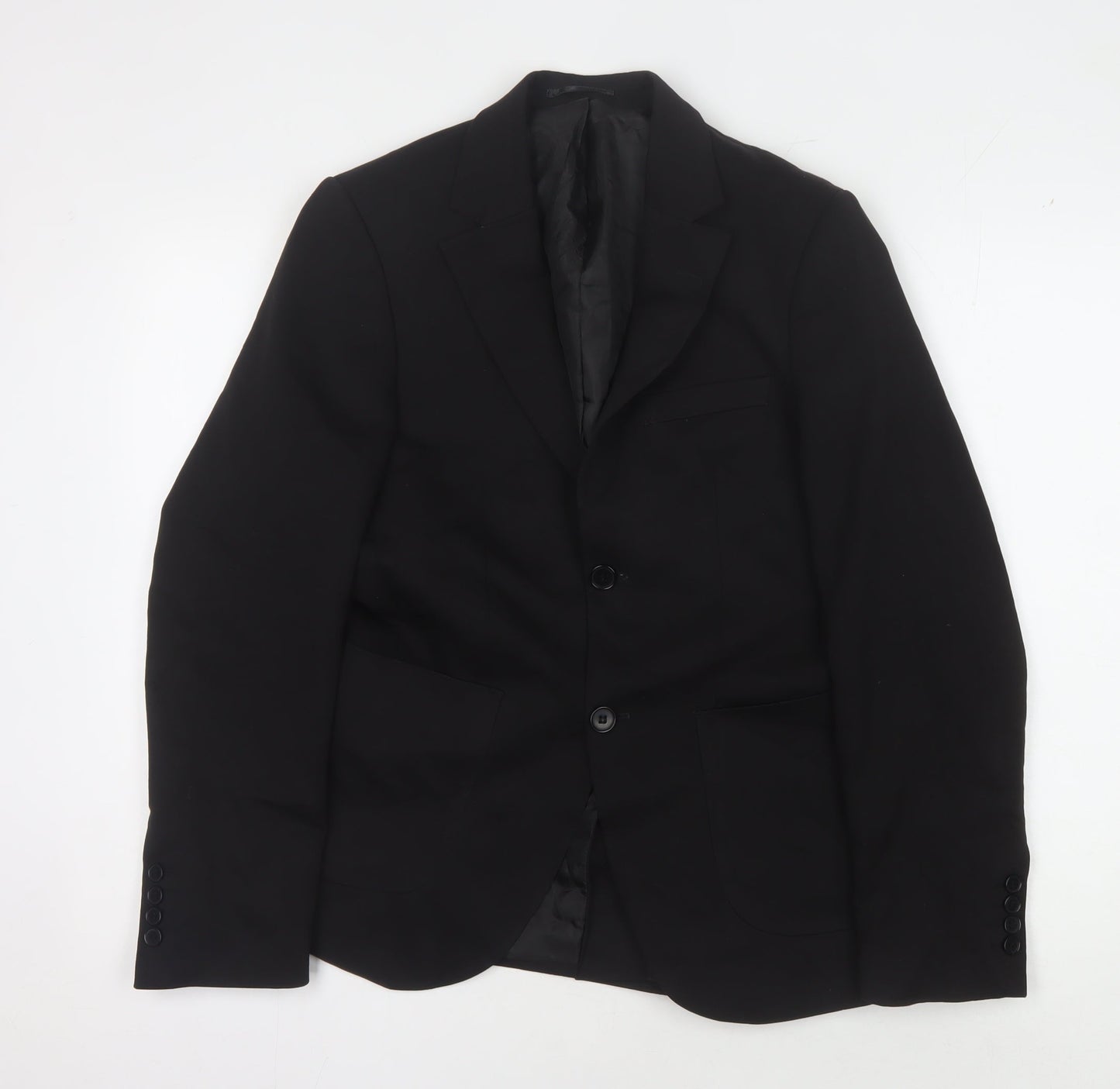 boohooMAN Black Men's Blazer Jacket Size 34