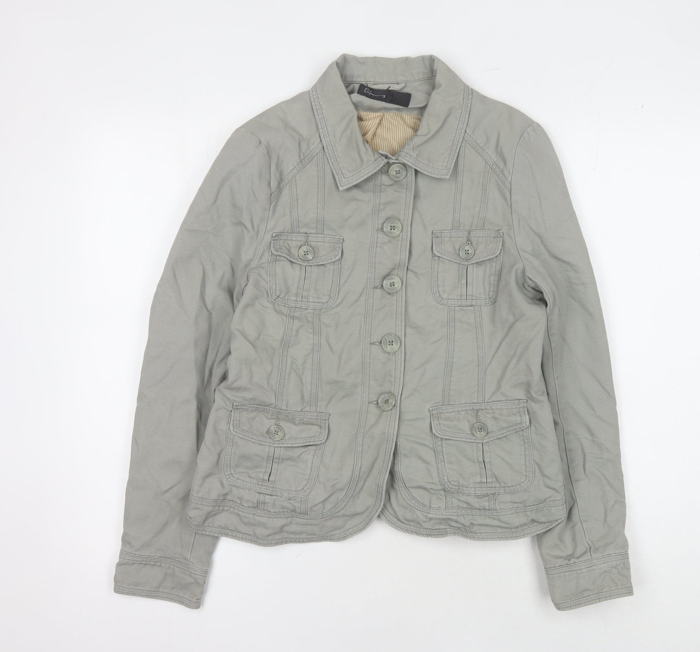 BHS Women's Grey Casual Jacket - Size 10