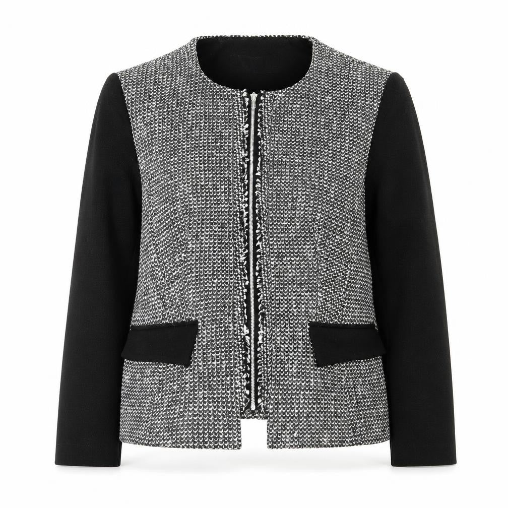 Karen Millen Women's Black Size 12 Slim Fit Jacket