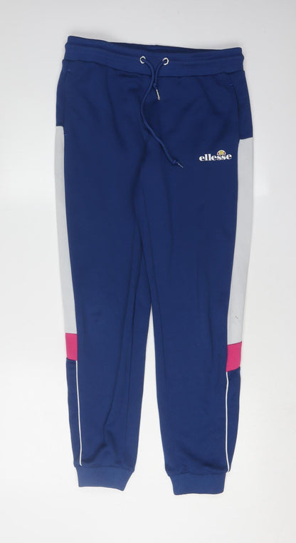 Additional front view of Ellesse Women's Blue Jogger Trousers, size 10