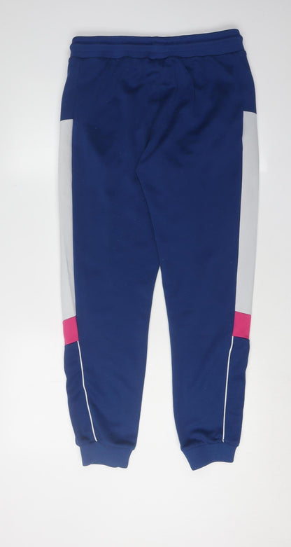 Back view of Ellesse Women's Blue Jogger Trousers, size 10