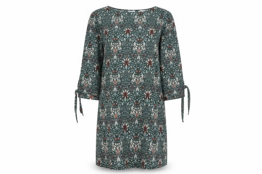 Morris & Co Women's Green Dress, Size 8, Lightweight, Polyester