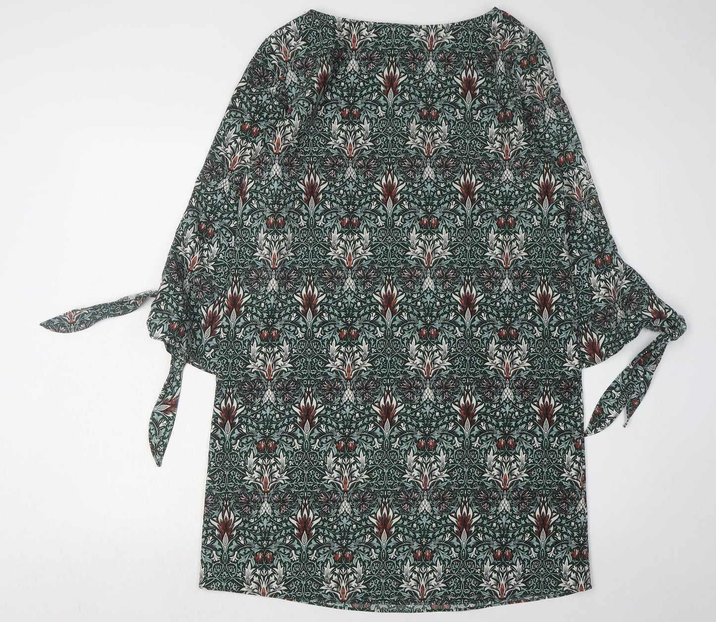 Morris & Co Women's Green Dress, Size 8, Lightweight, Polyester