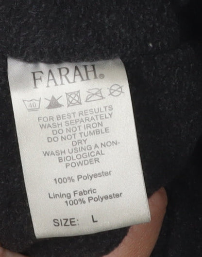 Farah Men's Grey Regular Fit Lined Jacket