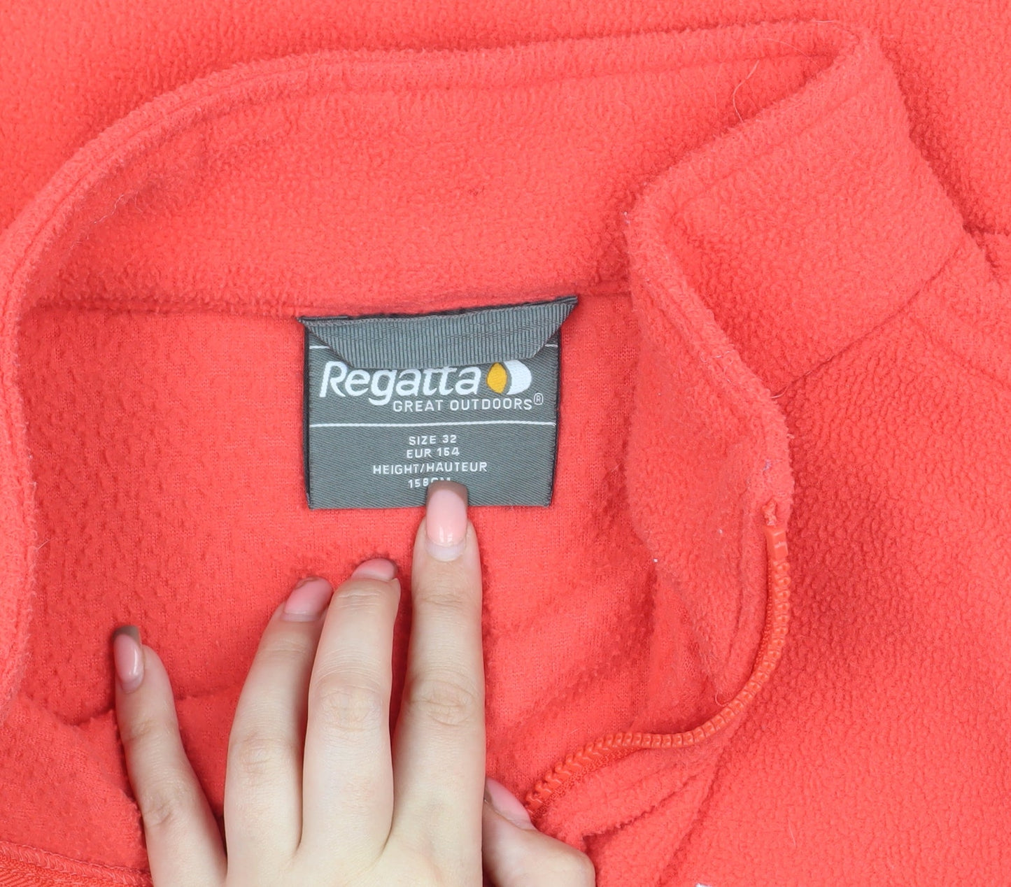 Regatta Women's Red Fleece Jacket Size 32