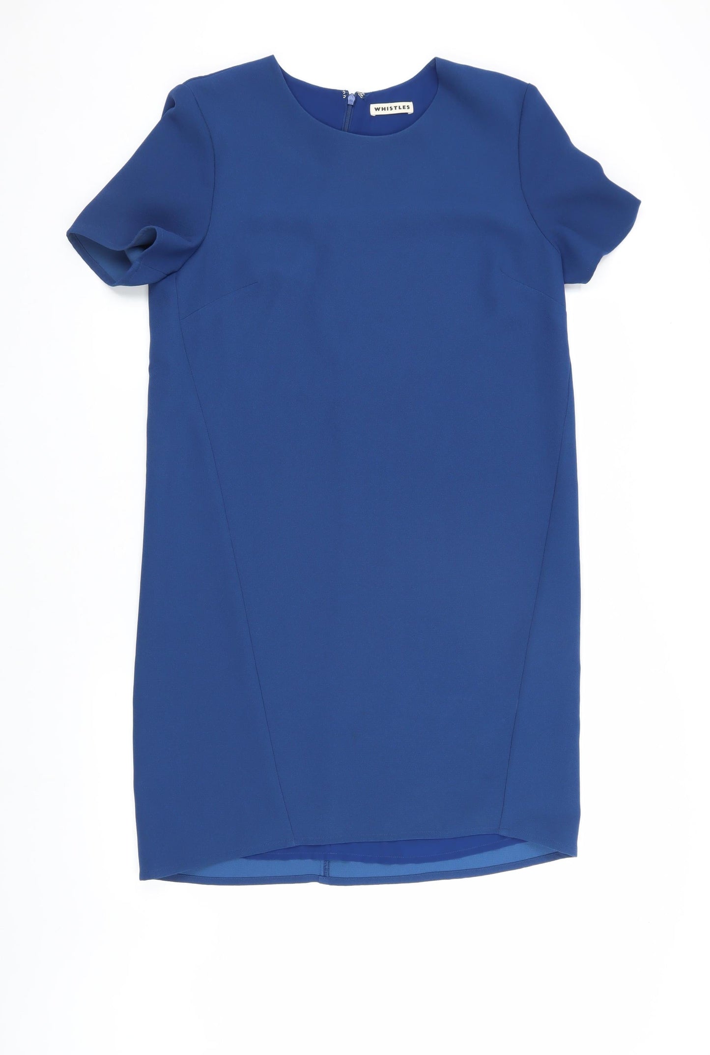 Whistles Women's Blue Short Shift Dress, Size 12