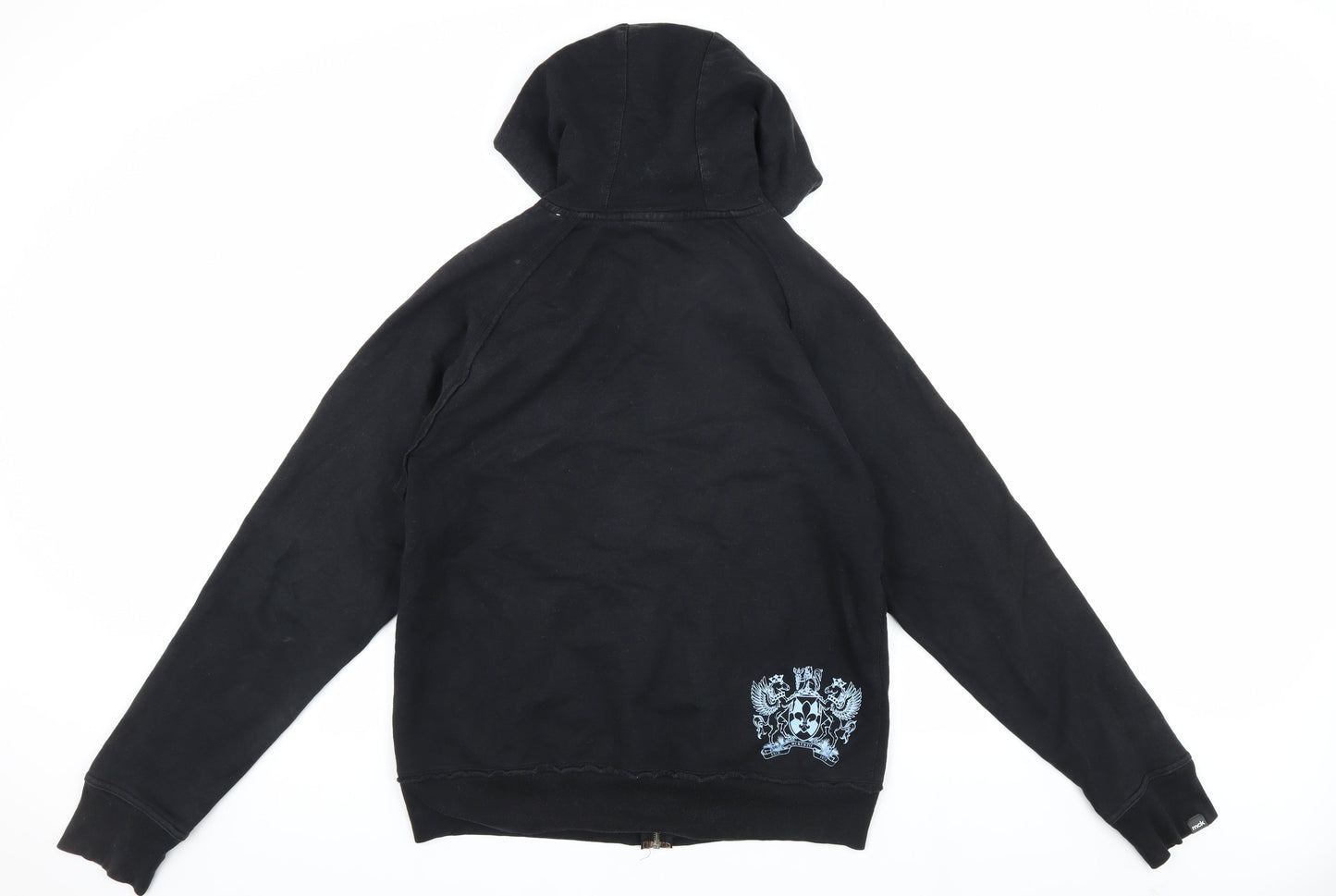 McKenzie Men's Black Hooded Jacket M Cotton Casual
