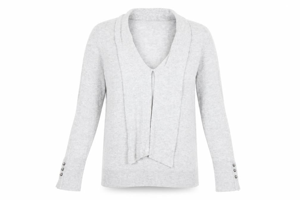Laura Ashley Women's Grey Cardigan Size 8