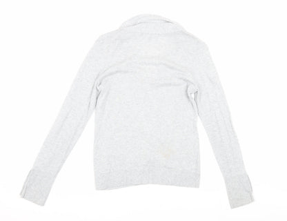 Laura Ashley Women's Grey Cardigan Size 8