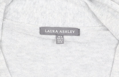 Laura Ashley Women's Grey Cardigan Size 8