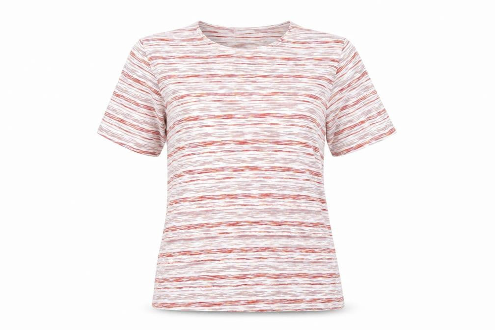 Eastex Women's Multicoloured Striped T-Shirt, Size 10