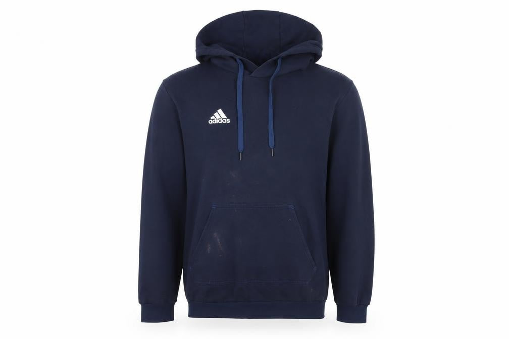 Adidas Unisex Blue Pullover Hoodie M Logo Classic