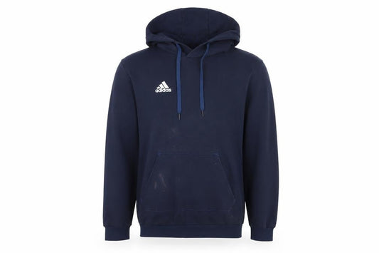 Adidas Unisex Blue Pullover Hoodie M Logo Classic