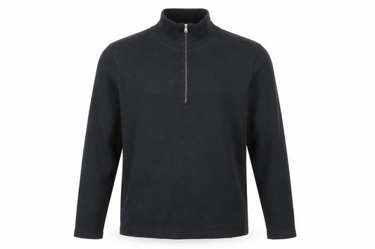 Banana Republic Men's Black M Lightweight 1/2 Zip Sweatshirt