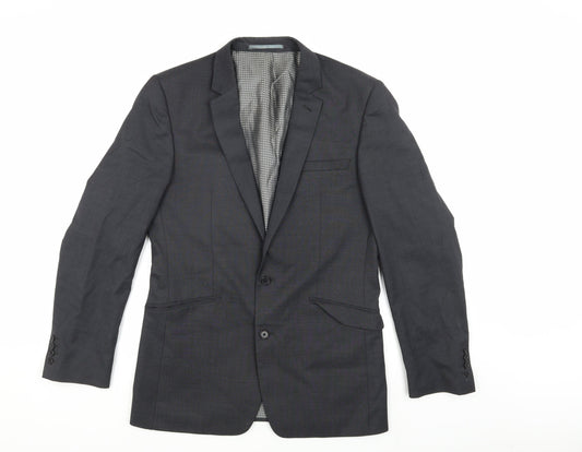 Next Men's Grey Regular Fit Blazer Jacket 38R