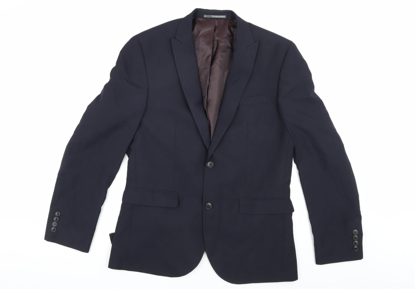 Next Men's Blue Slim Fit Blazer Jacket 40R