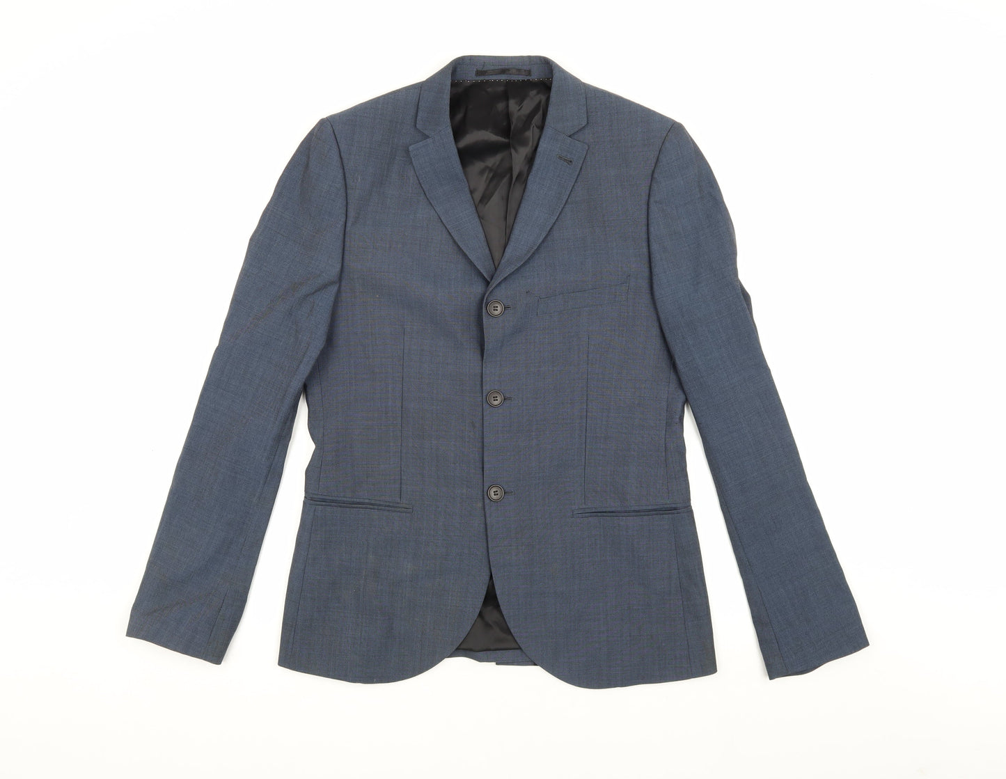 Topman Men's Blue Blazer, Size 38, Classic Style