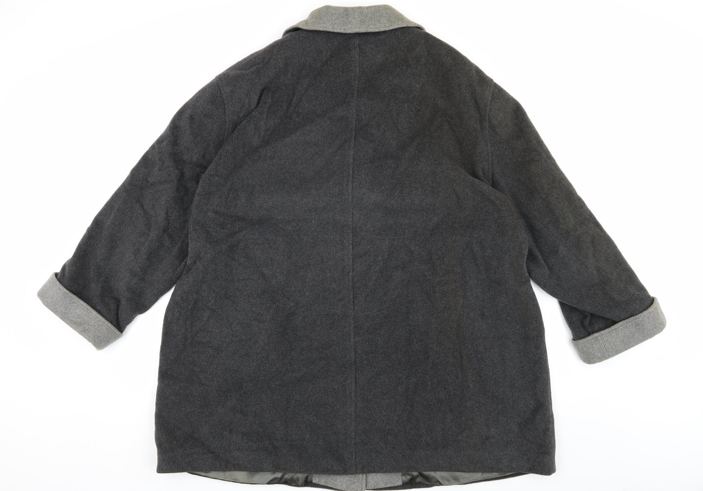 Eastex Women's Grey Wool Overcoat Size 20