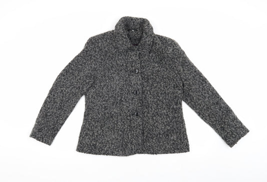 EWM Women's Grey Mid-Length Coat Size 12
