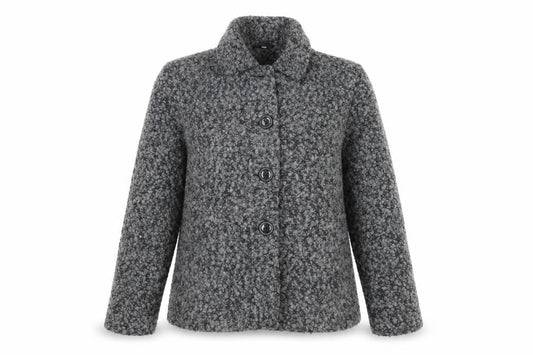EWM Women's Grey Mid-Length Coat Size 12