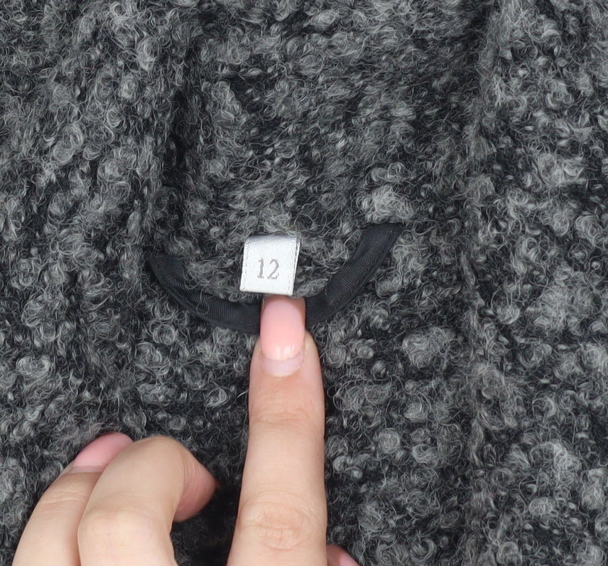 EWM Women's Grey Mid-Length Coat Size 12