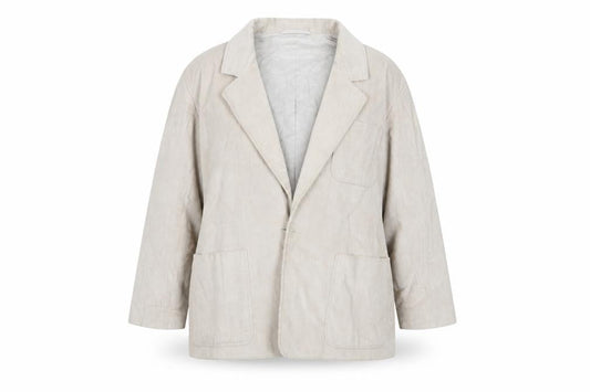 Jaeger Women's Beige Corduroy Blazer Size 16