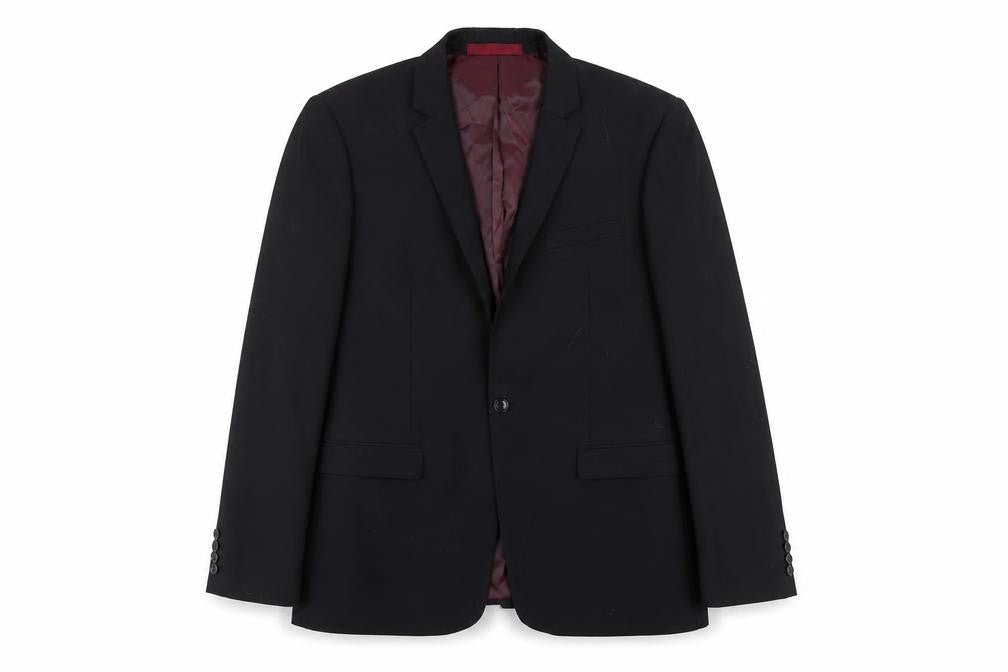 Topman Men's Black Blazer, Size 44R, Formal Jacket