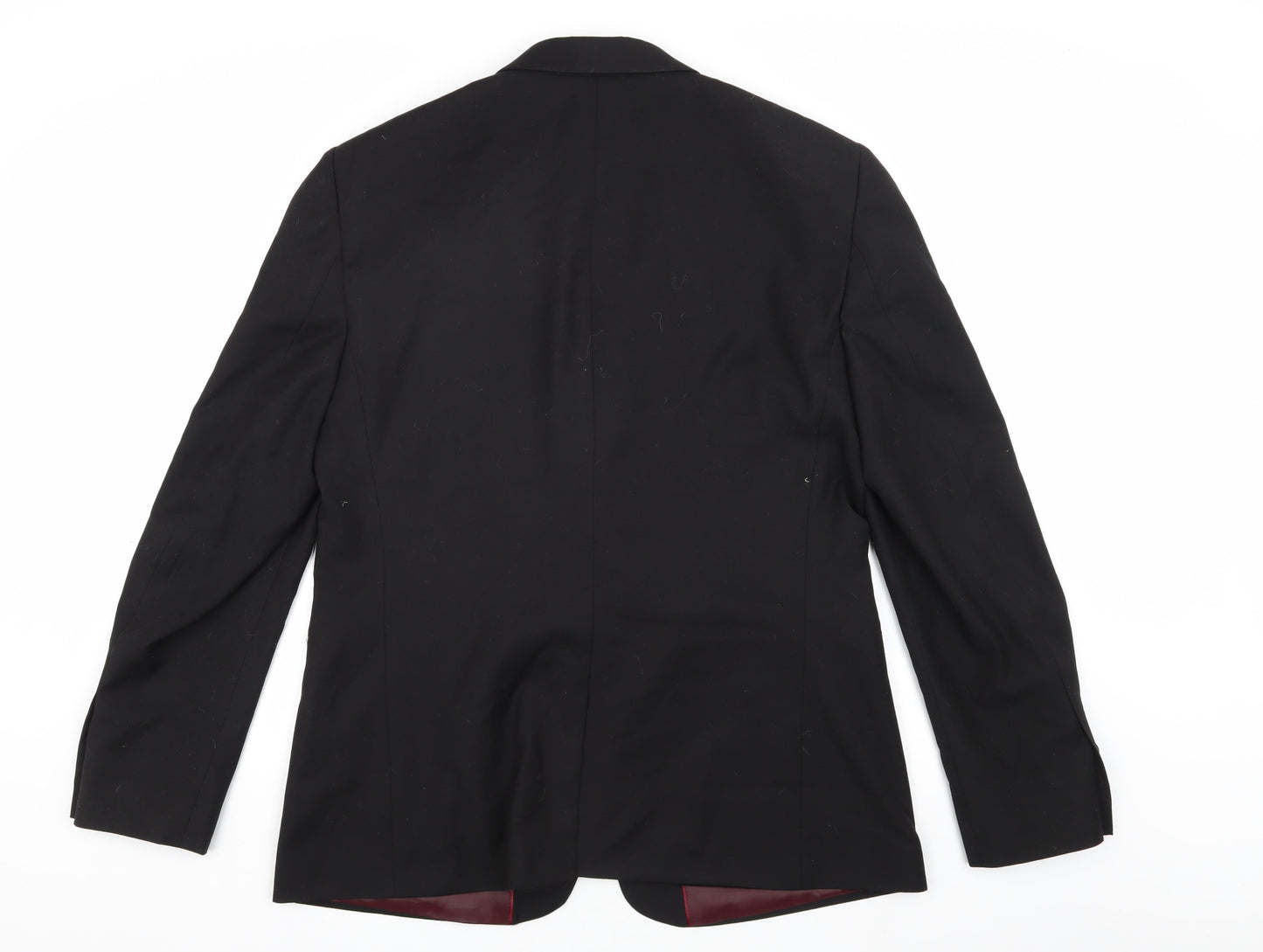 Topman Men's Black Blazer, Size 44R, Formal Jacket