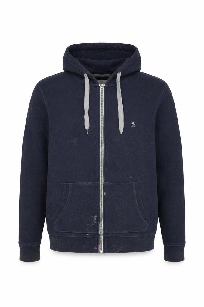 Original Penguin Men's Blue Full Zip Hoodie M
