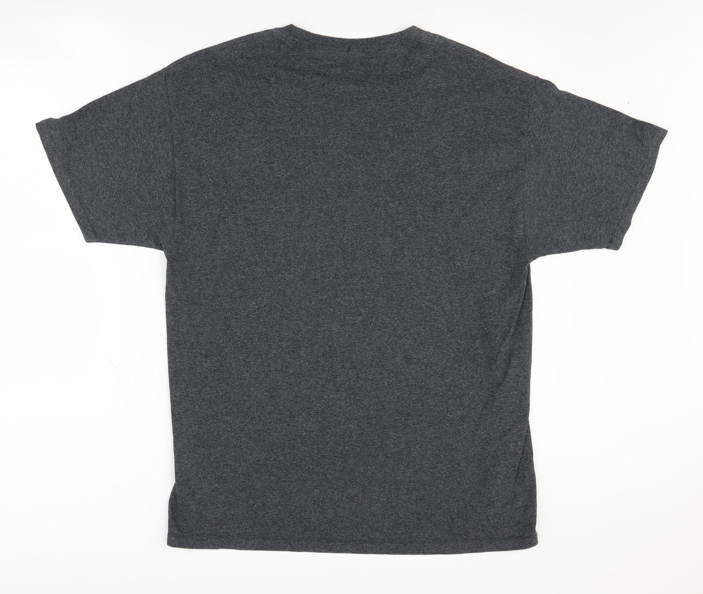 Champion Men's Grey College Graphic T-Shirt Size L