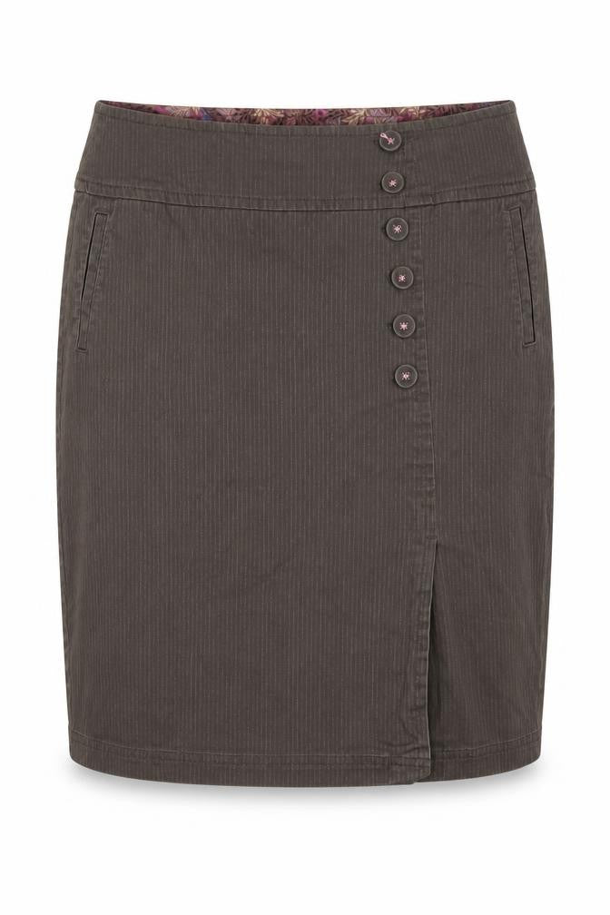 Laura Ashley Women's Brown Pencil Skirt Size 14