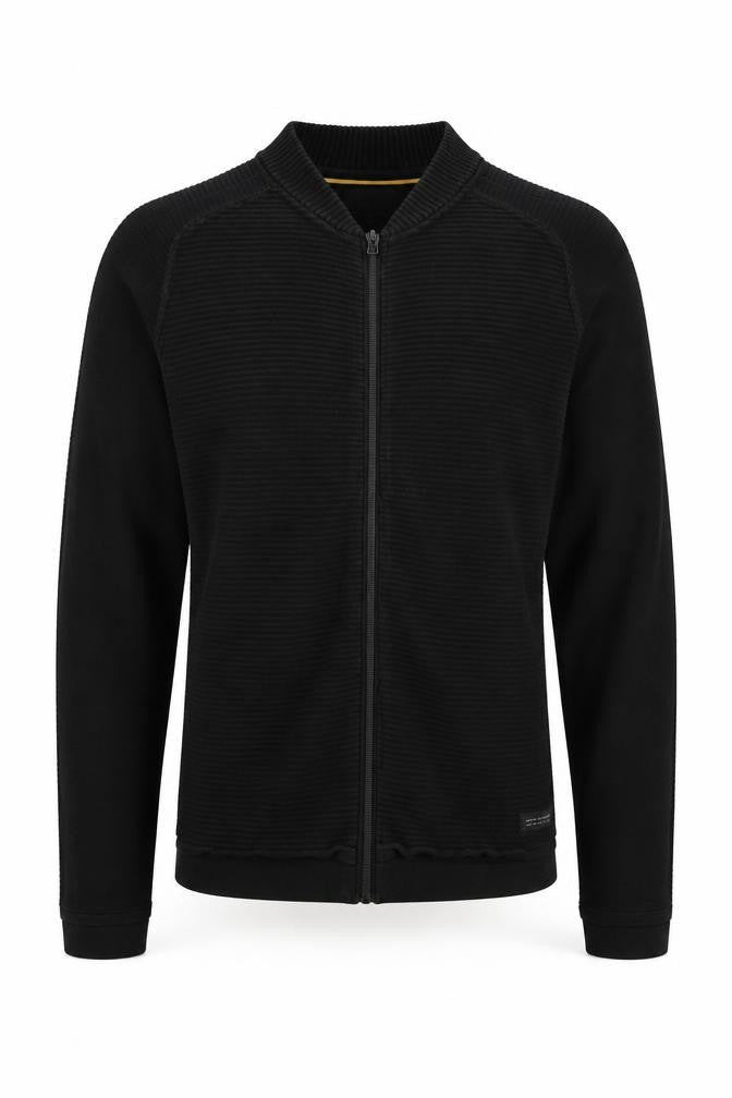 Jack & Jones Black Basic Jacket Men's S Full Zip Casual